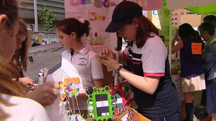 Telediario 1 - Niños emprendedores