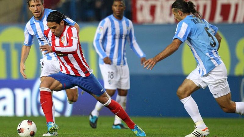 Málaga y Atlético lideran la lucha por Europa