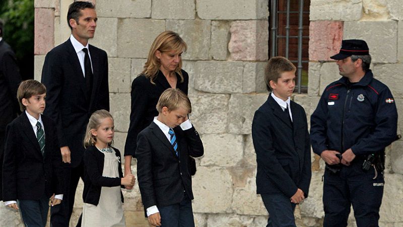  Funeral por la muerte del padre de Iñaki Urdangarin