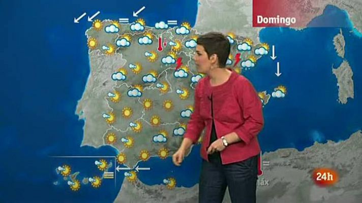 Tormentas fuertes en Cataluña