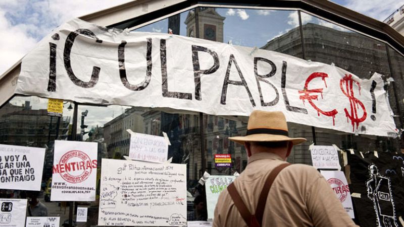  Segundo día de protestas en Madrid el aniversario del 15M