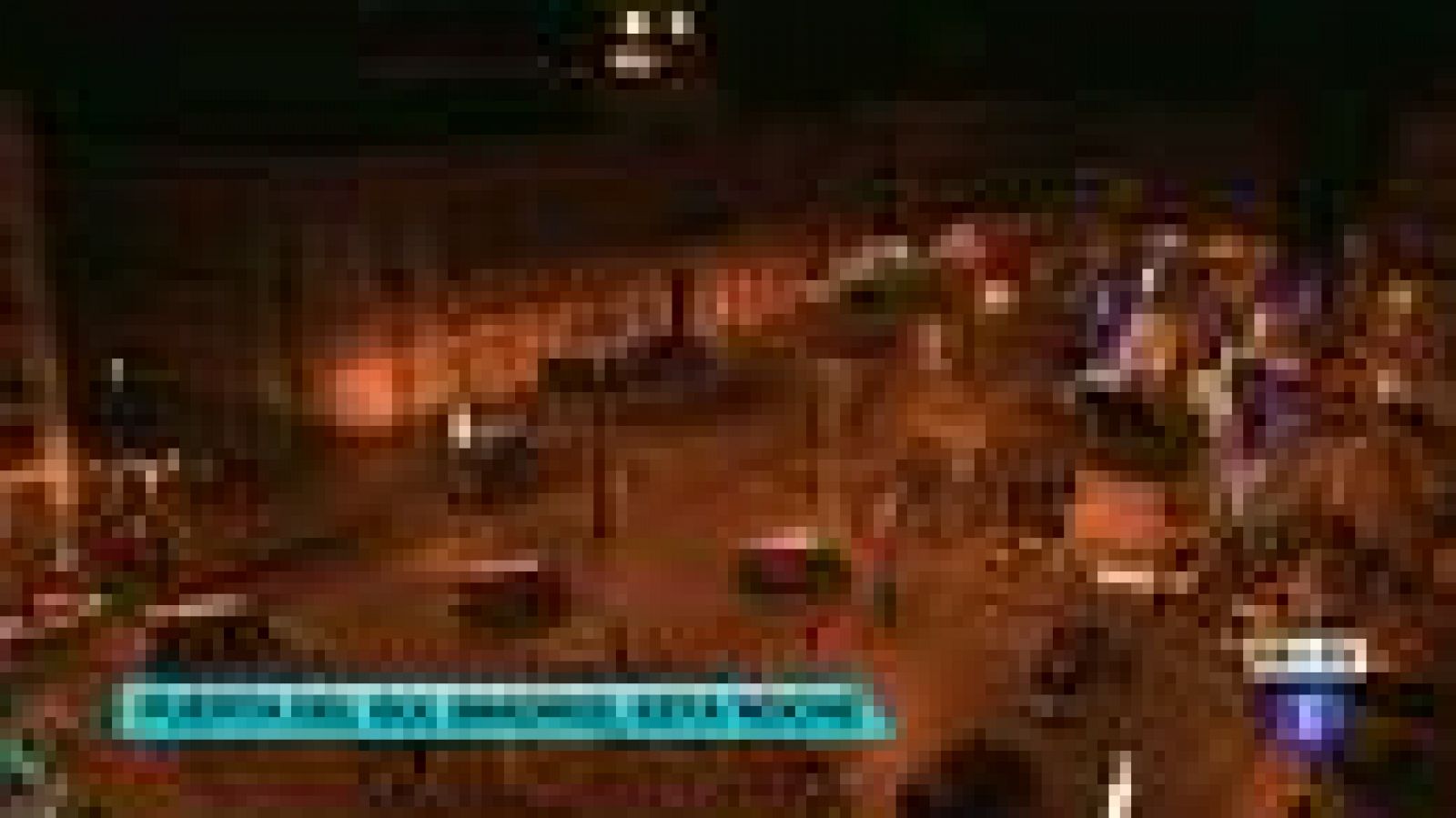 DESALOJO INDIGNADOS 15M PUERTA DEL SOL