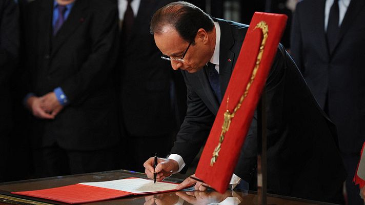 Informativo 24h - Hollande asume la presidencia de Francia y subraya en su discurso querer abrir una nueva vía en Europa