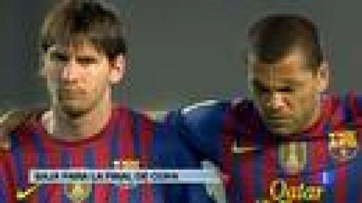 Telediario 1 - Dani Alves se rompe la clavícula