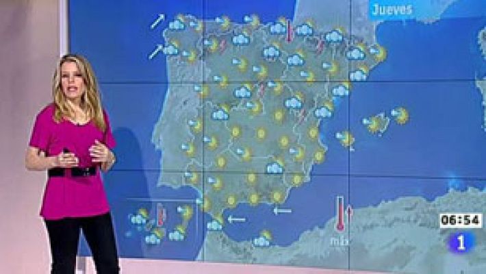 El tiempo - Nueve provincias en alerta por tormentas, lluvias, fenómenos costeros y vientos