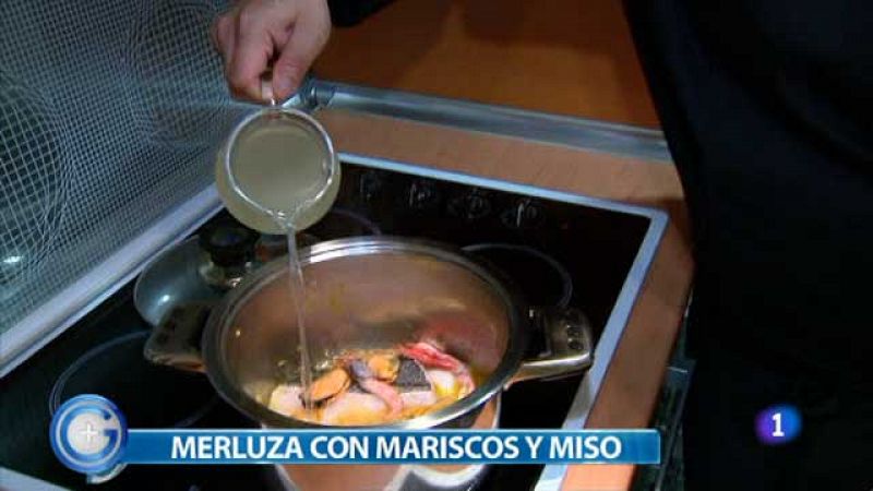 Más Gente - Más Cocina - Merluza con mariscos y miso