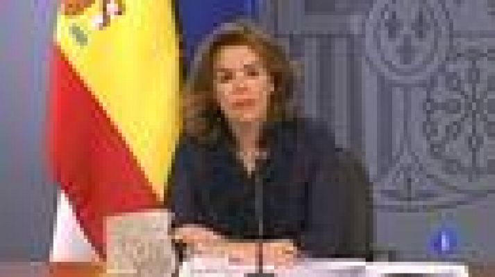 Telediario 1 - Mensaje de tranquilidad en Bankia