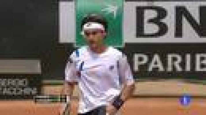 Telediario 1 - Ferrer gana a Gasquet y busca la final en Roma