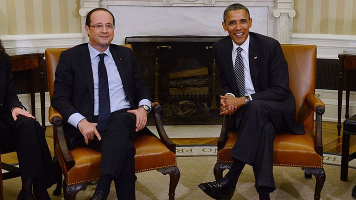 Informativo 24h - Obama y Hollande hacen una defensa conjunta del crecimiento antes de la cumbre del G-8