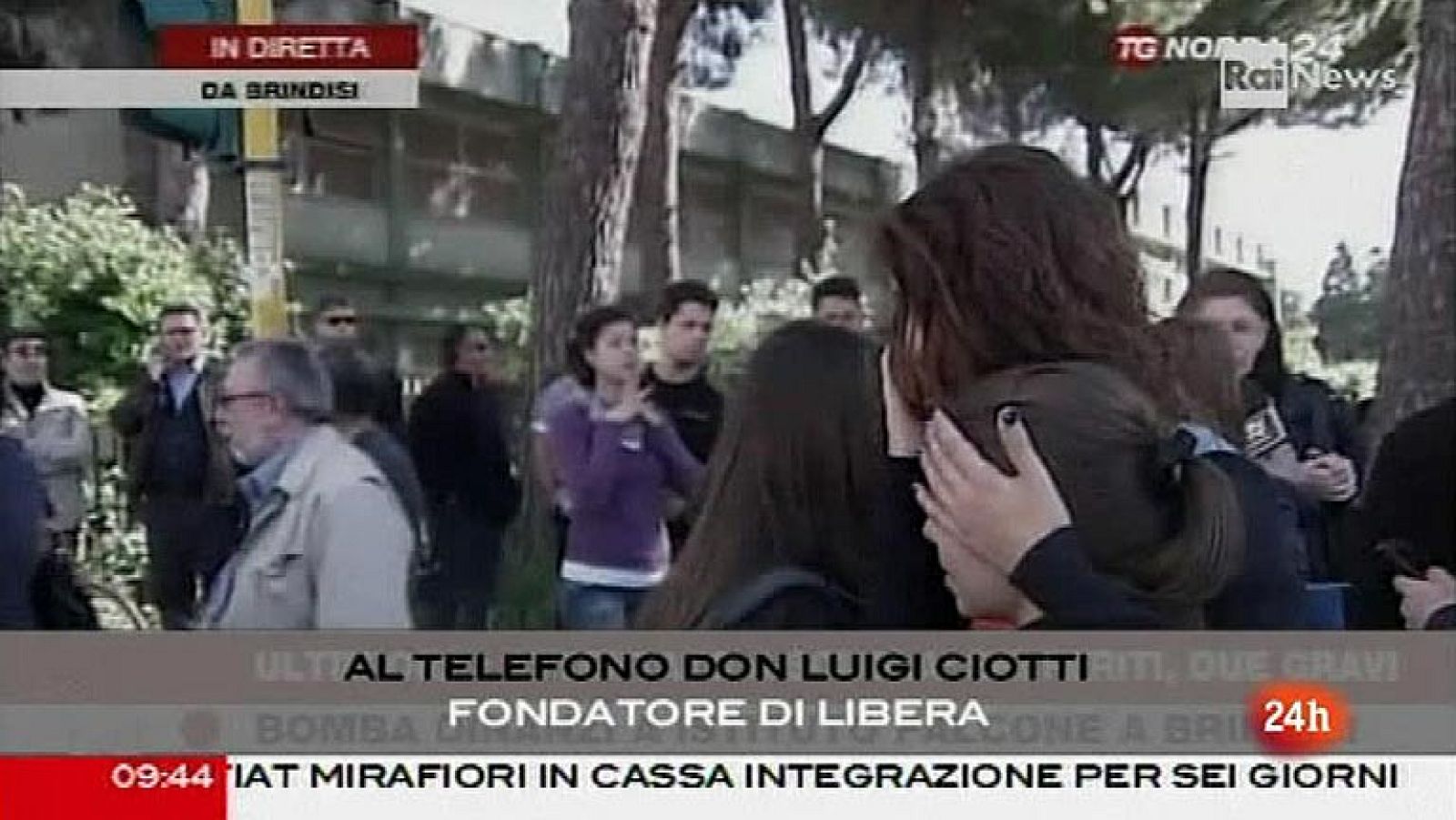 Una bomba mata a una estudiante en Italia