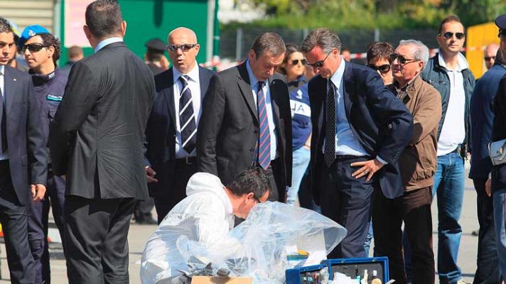 Telediario 1 - Atentado en Italia