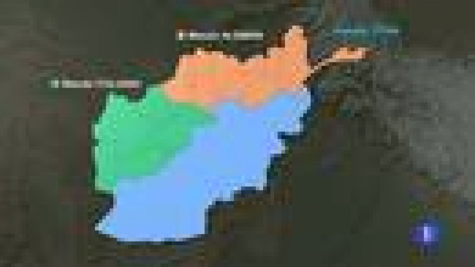 ¿Cómo están divididas las tropas de la OTAN en Afganistán?