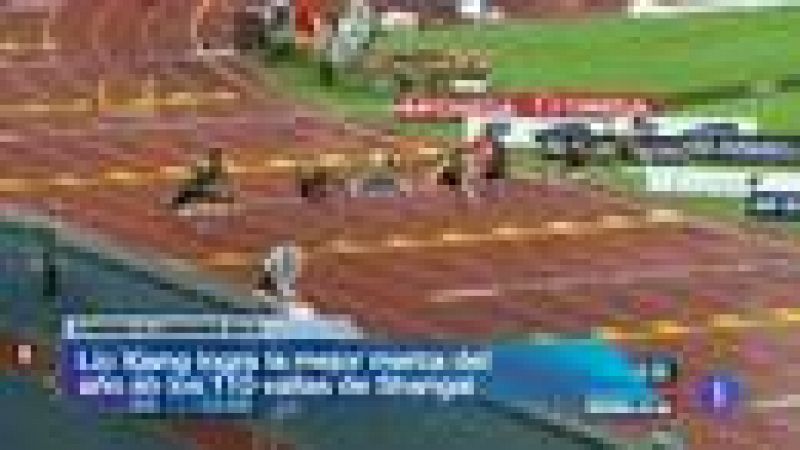 Liu Xang roza el récord mundial de los 110 metros vallas | Ver