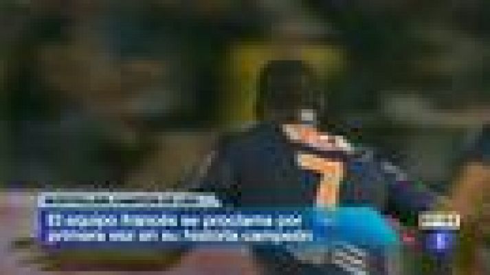 Telediario 1 - El Montpellier gana su primera liga francesa