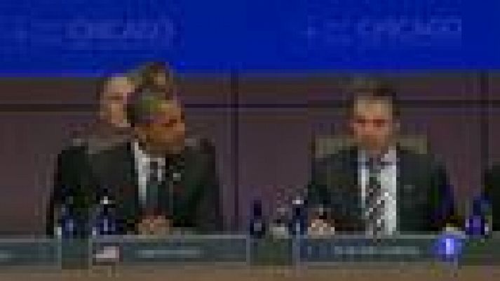 Telediario 1 - Cumbre de la OTAN en Chicago