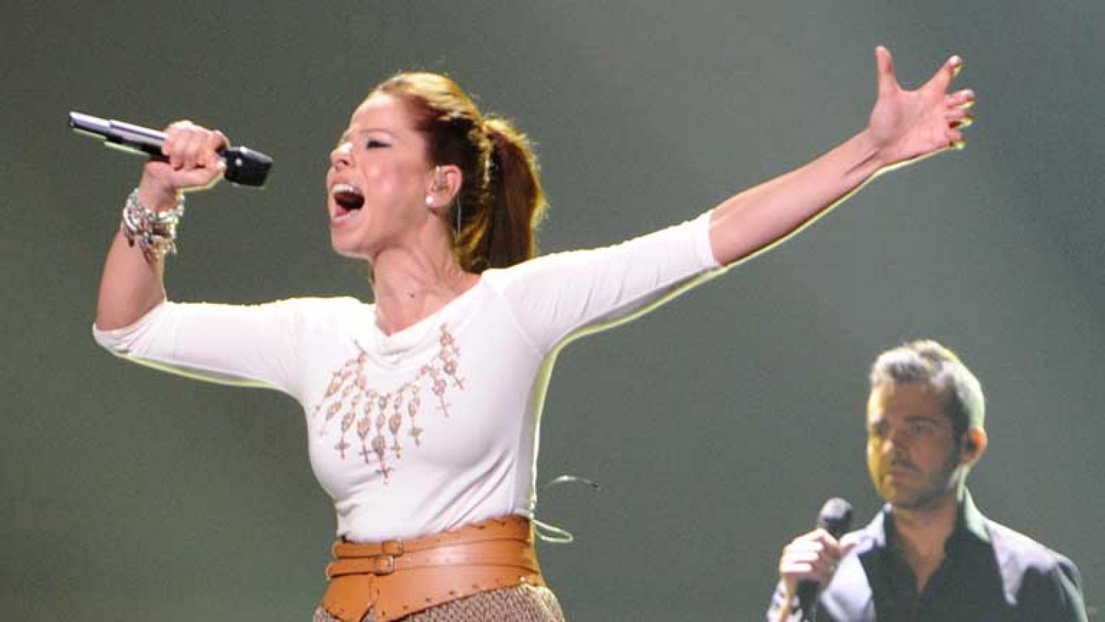 Pastora Soler ya está en Bakú lista para actuar en el Festival de Eurovisión