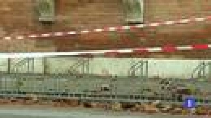 Telediario 1 - Huellas del terremoto de Ferrara