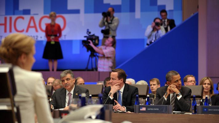 Telediario 1 - La OTAN sella la retirada de Afganistán en 2014 y negocia con Pakistán la apertura de rutas