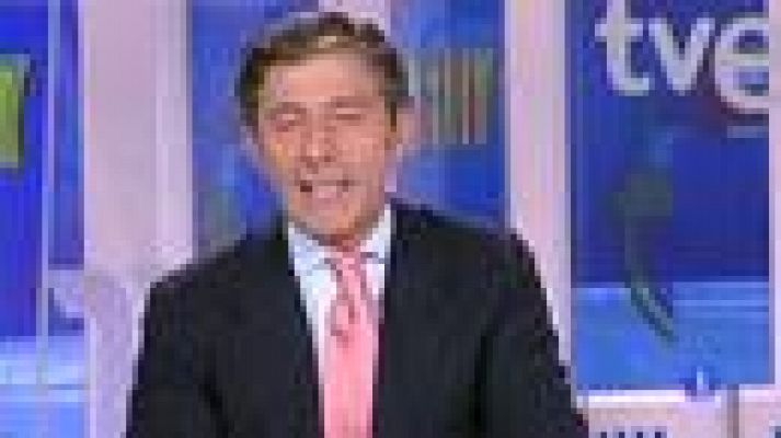 Telediario 1 - Fernando Hierro, Director General del Málaga, abandona el club