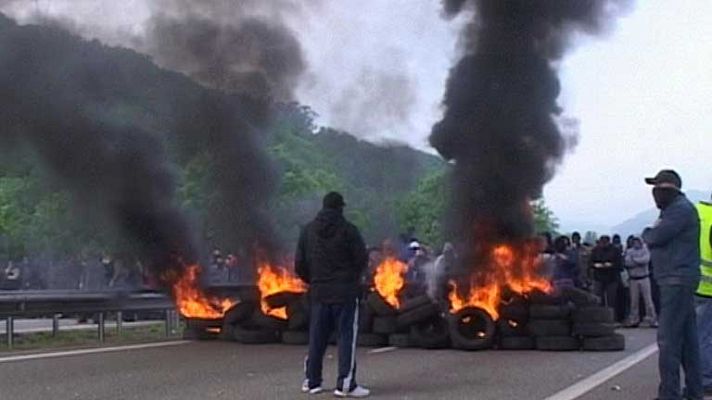 Huelga en las minas de carbón