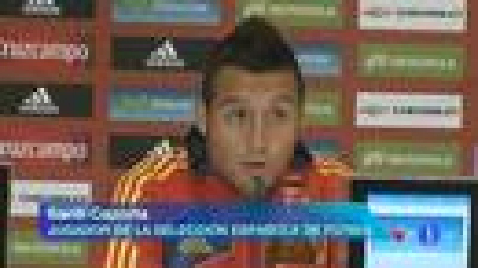 Telediario 1: Los jugadores de la 'Roja' echarán de menos a Villa | RTVE Play