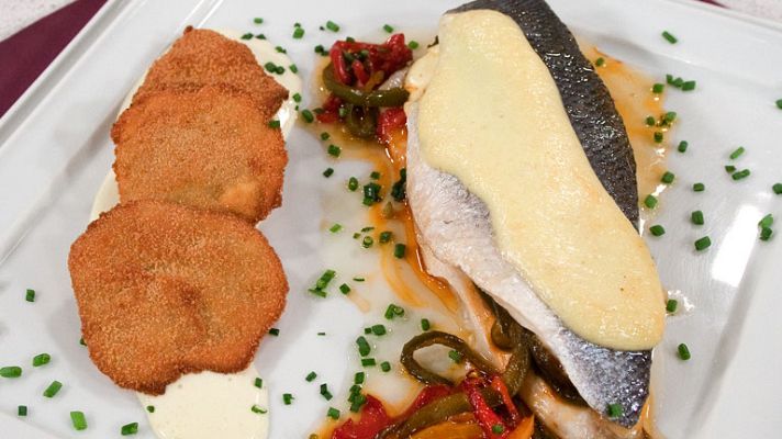 RTVE Cocina - Lubina rellena a los 3 pimientos