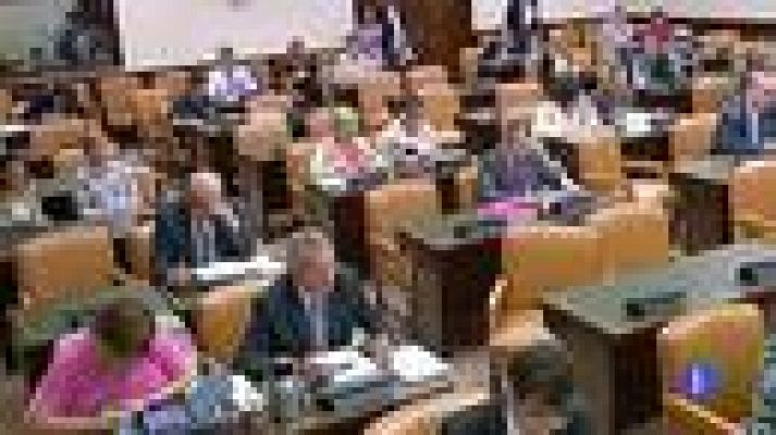 Telediario 1 - Proyecto de ley de reforma laboral