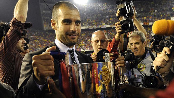 Telediario 1 - Guardiola cierra el círculo con la Copa y con el Athletic como rival