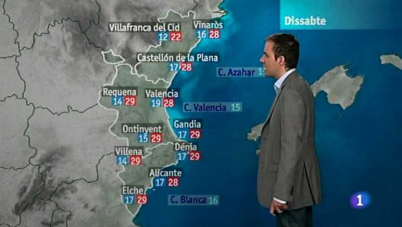 El tiempo en la Comunidad Valenciana  - 25/05/12  - Ver ahora