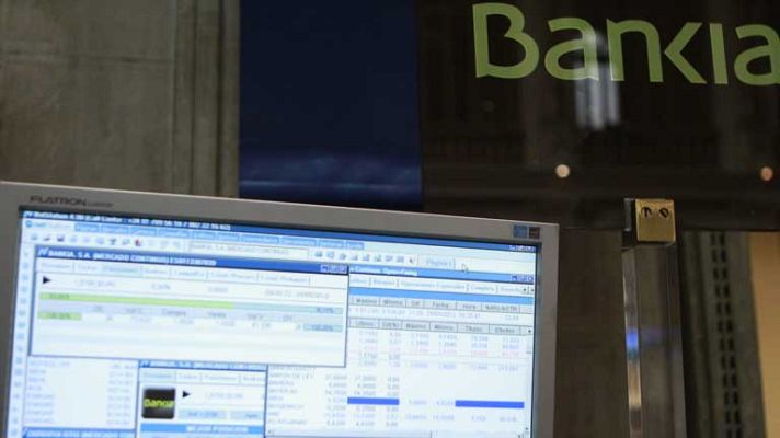 Telediario 1 - Consejo de administración de Bankia