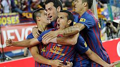 Pedro adelanta al Barça (0-1)