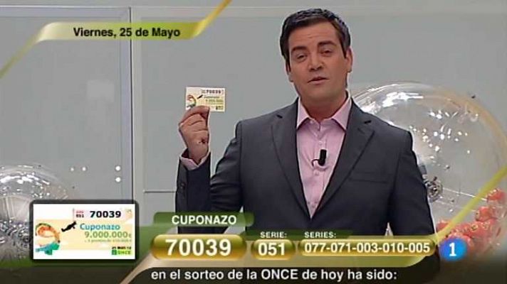 Sorteo ONCE - 25/05/12