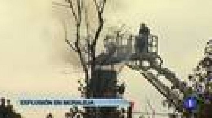 Telediario 1 - Hallan restos del desaparecido