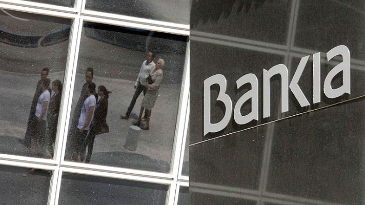 Telediario 1 - Plan de viabilidad de Bankia