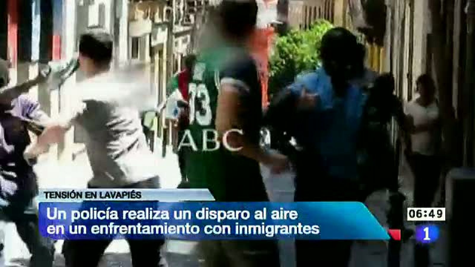 Telediario 1: Tensión en Lavapiés | RTVE Play