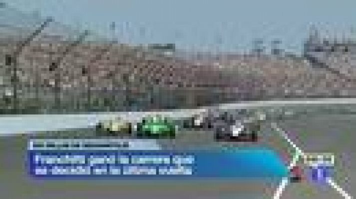 Telediario 1 - El escocés Franchitti conquista las 500 millas de Indianápolis