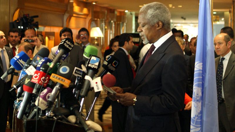 Annan pide a Asad "pasos efectivos" al llegar a Damasco tras la masacre de Al Houla 