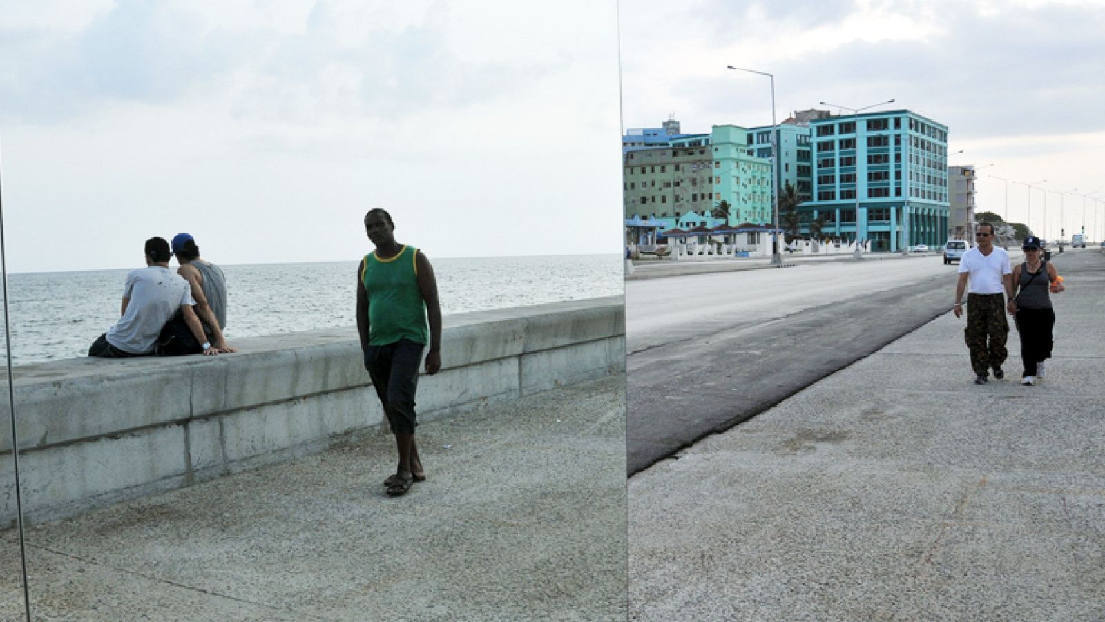 "Detrás del Muro", un proyecto de 180 artistas cubanos, que exponen en el Malecón.