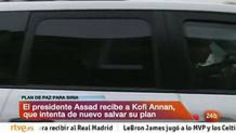 Bachar al Asad recibe a Kofi Annan bajo la presión internacional por la matanza de Al Houla 