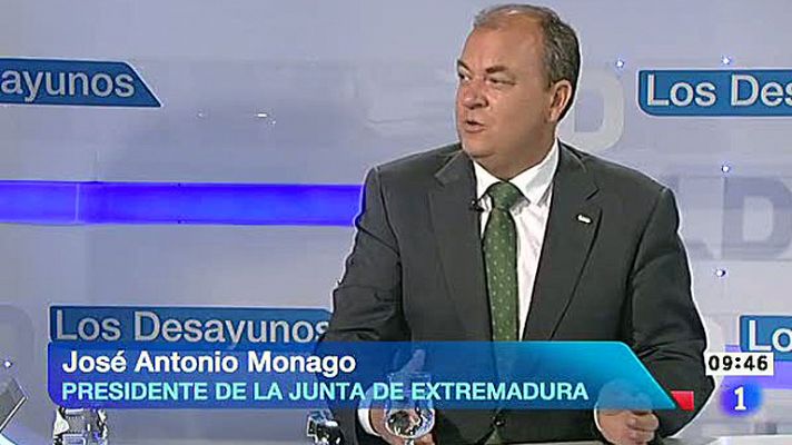 Monago en Los Desayunos