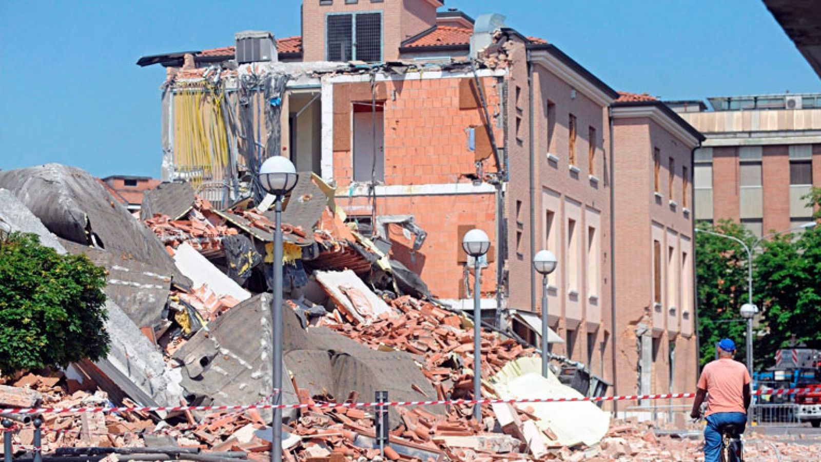 Varias réplicas del terremoto en Mirándola