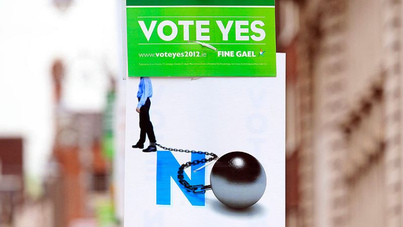 Referéndum sore el pacto presupuestario europeo en Irlanda