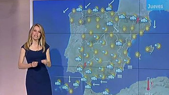El tiempo - Día muy caluroso con presencia de nubes en el sur peninsular