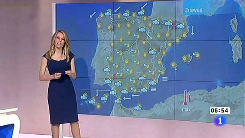 Día muy caluroso con presencia de nubes en el sur peninsular