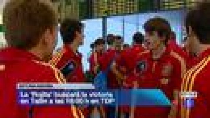 Telediario 1 - La Rojita busca ante Estonia su sexta victoria consecutiva