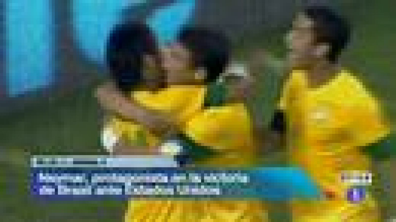 Telediario 1: Neymar abre la goleada de Brasil a Estados Unidos por 1-4 | RTVE Play
