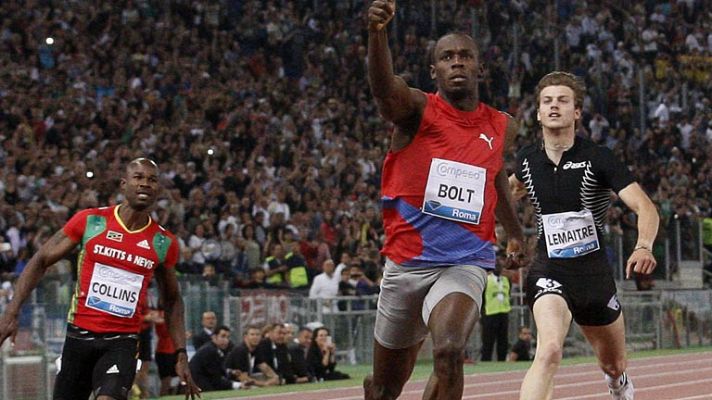 Telediario 1 - Usain Bolt marca el ritmo
