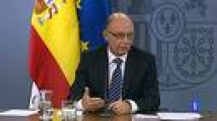Telediario 1 - Declaraciones de Montoro