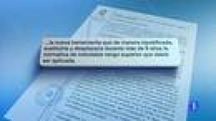 Telediario 1 - El caso de los ERE