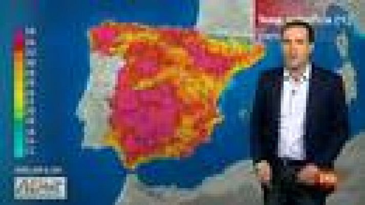 El tiempo - Tormentas en el Cantábrico, Castilla y León, alto Ebro y Pirineos